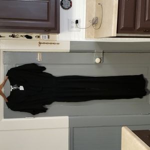 👖LUCY PARIS BELTED RUFFLE TRIM JUMPSUIT